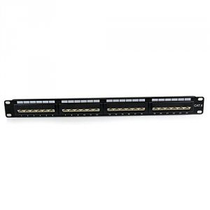 Startech J46369 .com 24 Port 1u Rackmount Cat 6 110 Patch Panel - 45 D