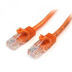 Startech 45PATCH3OR Snagless Cat5e Utp Patch Cable - Rj-45 (m) - Rj-45