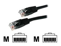 Startech 45PATCH50BK 50 Ft Black Cat5e Snagless Utp Patch Cable - Cate