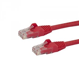 Startech 9Y1507 6ft Cat6 Ethernet Cable - Red Snagless Gigabit - 100w 