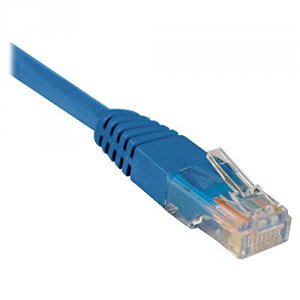 Tripp  1ft Cat5e - Cat5 350mhz Molded Patch Cable Rj45 M-m Blue 1' - 1