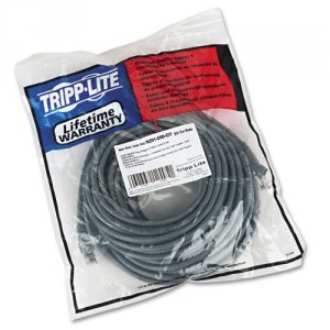 Tripp  50ft Cat6 Gigabit Snagless Molded Patch Cable Rj45 M-m Gray 50'