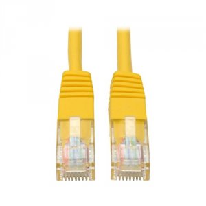 Tripp '519294 10ft Cat5e - Cat5 350mhz Molded Patch Cable Rj45 M-m Yel