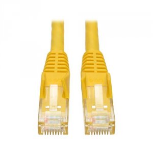 Tripp  3ft Cat6 Gigabit Snagless Molded Patch Cable Rj45 M-m Yellow 3'