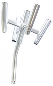 Tigress CW63578 Five Banger Aluminum Rod Holder - Bent Butt