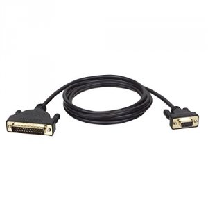 Tripp '115560 6ft At Serial Modem Cable Gold Connectors Db25m To Db9f 