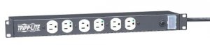 Tripp RS1215-HG Power Strip Hospital Medical Rackmount 120v 5-15r 12 O