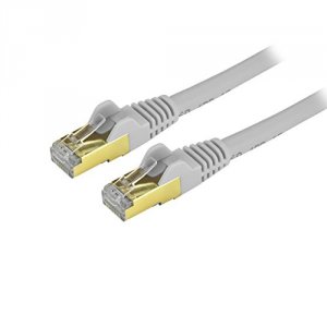 Startech C6ASPAT9GR 9ft Cat6a Ethernet Cable - 10 Gigabit Category 6a 