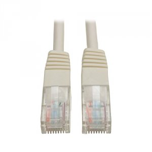 Tripp  3ft Cat5e - Cat5 350mhz Molded Patch Cable Rj45 M-m White 3' - 