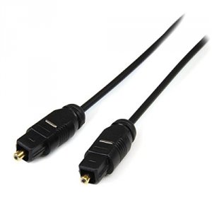 Startech THINTOS15 15 Ft Thin Toslink Digital Optical Spdif Audio Cabl