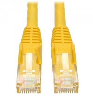 Tripp N201-007-YW 7ft Cat6 Gigabit Snagless Molded Patch Cable Rj45 Mm