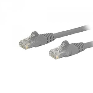 Startech N6PATCH6INGR 6in Cat6 Ethernet Cable - Gray Snagless Gigabit 