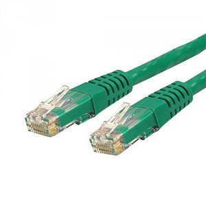 Startech C6PATCH12GN 12ft Cat6 Ethernet Cable - Green Molded Gigabit -