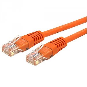 Startech C6PATCH20OR 20ft Cat6 Ethernet Cable - Orange Molded Gigabit 