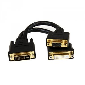 Startech DVI92030202L Cb  8 Dvi-i M To Dvi-d F Vga F Wyse Dvi Splitter