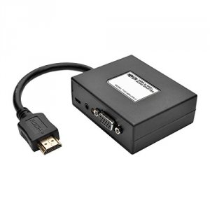 Tripp  2-port Hdmi To Vga Splitter Audio-video Adapter 1920x1440 1080p