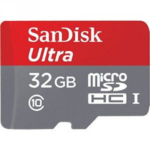 Western DHSDSQUNC032GAN6I Sandisk Ultra Microsdhc Memory Card, 32gb, S