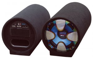 Pyle PLTAB8 (r)  Blue Wave Series Amplified Subwoofer Tube System (8, 