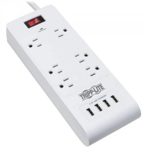 Tripp TLP64USBRA15 Surge Protector 6-outlet 4 Usb Ports