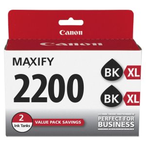 Axis 9255B006 Canon Pgi-2200xl Black Twin Pack