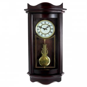 Bedford BED1248CHK Clock Collection 25 Inch Chiming Pendulum Wall Cloc