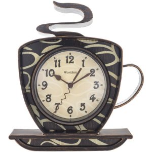 Westclox 32038 Coffee Tm Clock