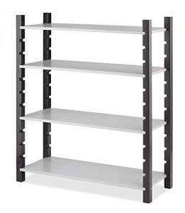 Whitmor DH64248018BGBB 4tier Utility Shelving Esprgry