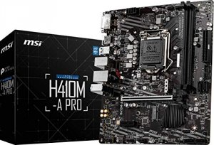 Msi H410MAPRO Mb  Socket1200 I9 H410 Maxgb Pci-e Dvi-d Hdmi Mirco-atx 