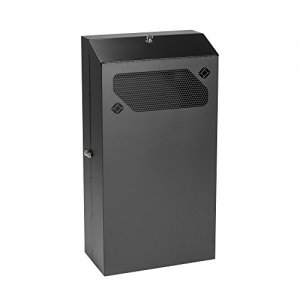 Black RMT353LA Low Profile Vertical Wall Mount Cabinet