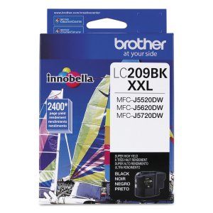 Original Brother LC209BK Super High Yield Black Ink Cartridge - Inkjet