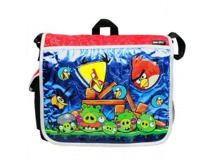 Bulk BJ211 Angry Birds Attack Messenger Bag