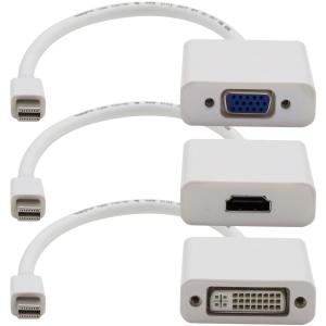 Addon MDP2VGA-HDMI-DVI-W Mini-displayport Male To Hdmivgadvi Male Whit