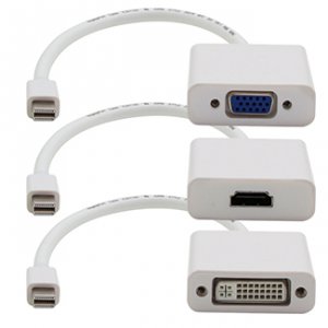 Addon MDP2VGA-HDMI-DVI-W Mini-displayport Male To Hdmivgadvi Male Whit