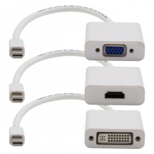 Addon MDP2VGA-HDMI-DVI-W Mini-displayport Male To Hdmivgadvi Male Whit