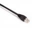 Black EVNSL87-0001-25PAK 1ft Bk Cat5e Patch Cable