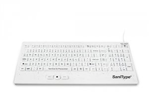 Wetkeys KBSTRC105SPI-W Washable  Heavyduty Track-p Keyb