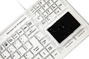 Wetkeys KBSTRC106T-W Hygienic Touchpad Silicone Keyb