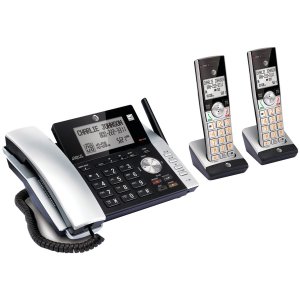 American ATT-CL84215 2 Handset Corded Cordless Answering Sys