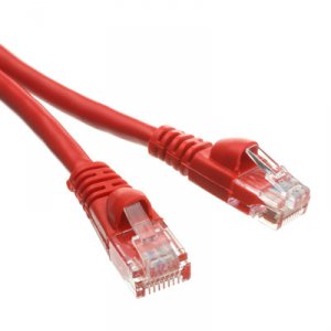 Unirise PC6A-20F-RED-S 20ft Red Cat6a 10 Gigabit Patch Cable Utp Snagl