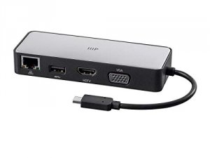 Monoprice 24176 Usb-c To Hdmi_ Vga_ Usb 3.0_ Rj45 Gigabit Ethernet And