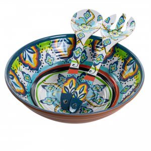 Elama EL-SPANISHTERRACE Spanish Terrace 3 Piece Lightweight Melamine S