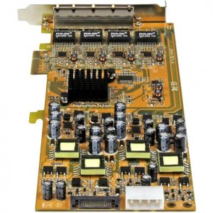 Startech YP3518 4 Port Gigabit Power Over Ethernet Pcie Network Card -