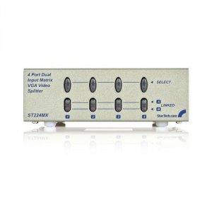 Startech D57398 .com 2x4 High Resolution Matrix Vga Video Switch - 2 X