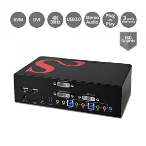 Siig CE-DV0111-S1 Swt Ce-dv0111-s1 2pt Dvi Dual-link Smart Console Swt