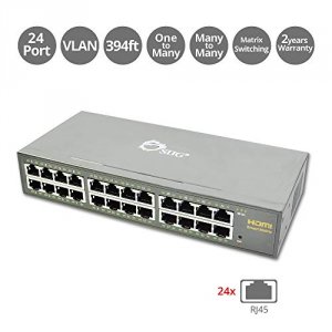 Siig CE-SW0111-S1 Ac Ce-sw0111-s1 24pt Av Over Ip Smart Matrix Switche