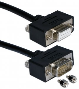 Qvs CC388M1-75 Video Cable - 75 Ft - 1 X Hd-15 Male Vga - 1 X Hd-15 Ma