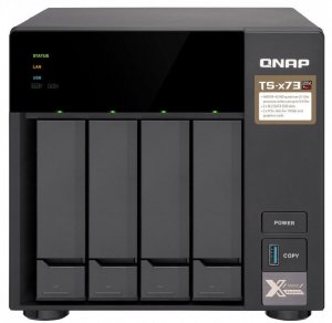 Qnap DHTS4734GUS 4 Bay Nas Amd R Quad 4gb