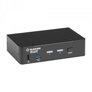 Black KVMC4K-2P Usb-c 4k Kvm Switch, 2-port