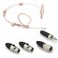 Que QA22 BE/BUNDLE Dual Ear Mic -45db Omni, Beige