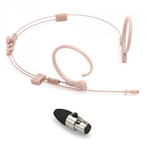 Que QA22 BE/SHL Dual Ear Mic, -45db Omni, Beig